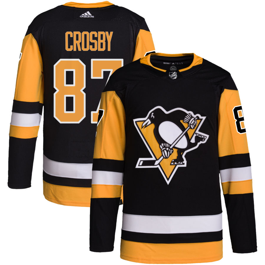 Sidney Crosby Pittsburgh Penguins adidas Home Primegreen Authentic Pro Jersey - Black