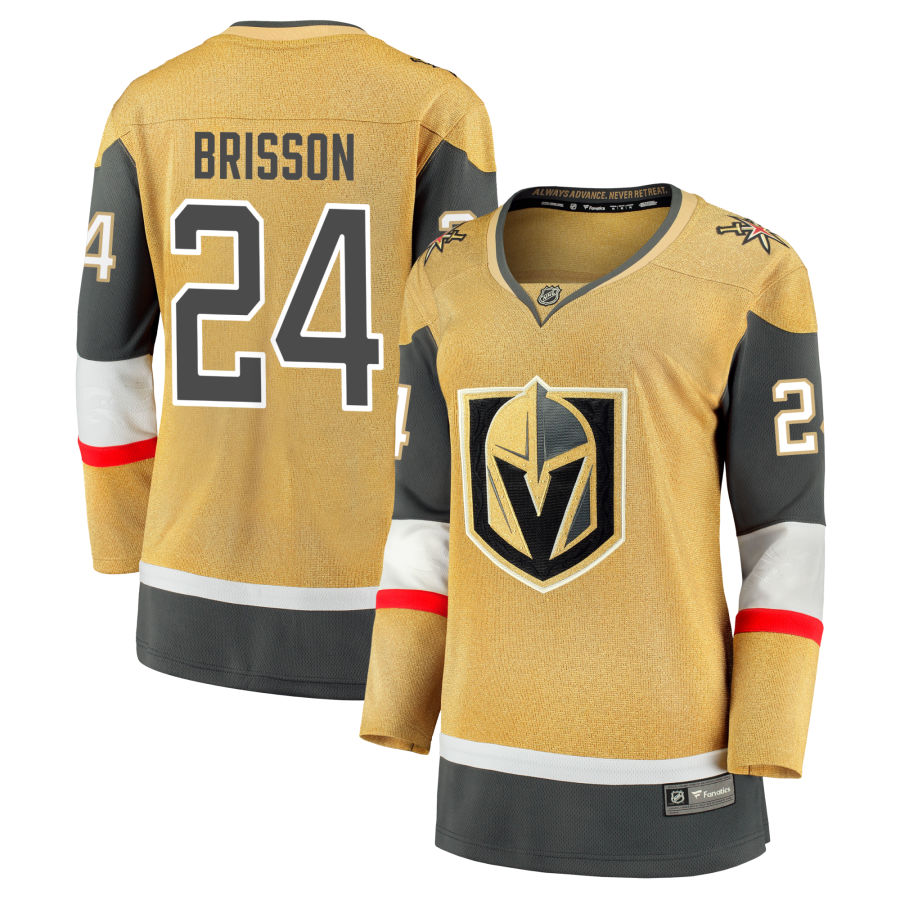 Brendan Brisson  Vegas Golden Knights Fanatics Branded Women's Home Breakaway Jersey -