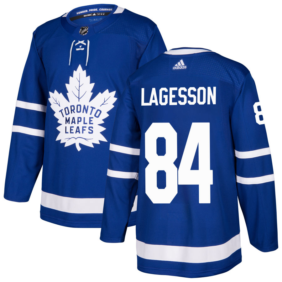 William Lagesson Toronto Maple Leafs adidas Authentic Jersey - Blue