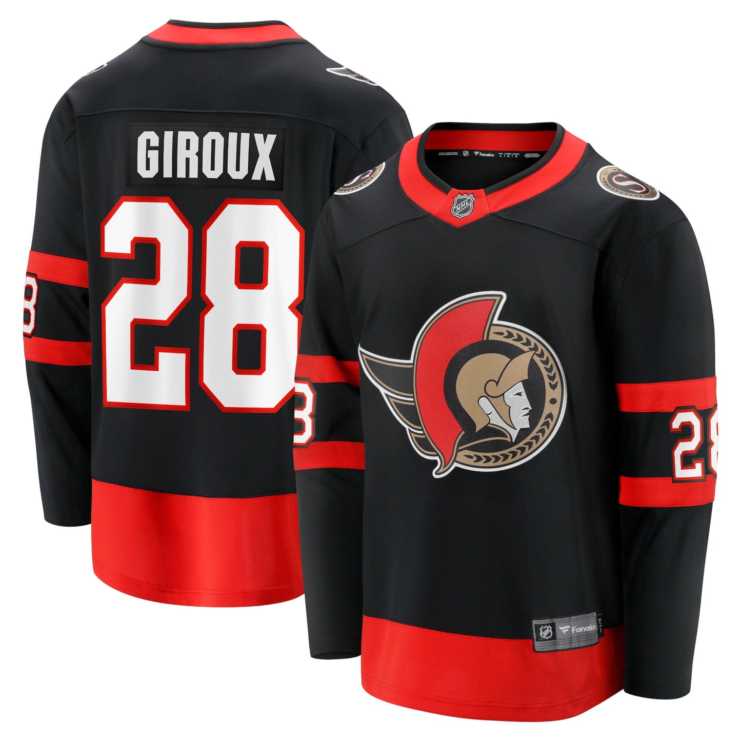 Claude Giroux Ottawa Senators Fanatics Branded Home Premier Breakaway Player Jersey - Black