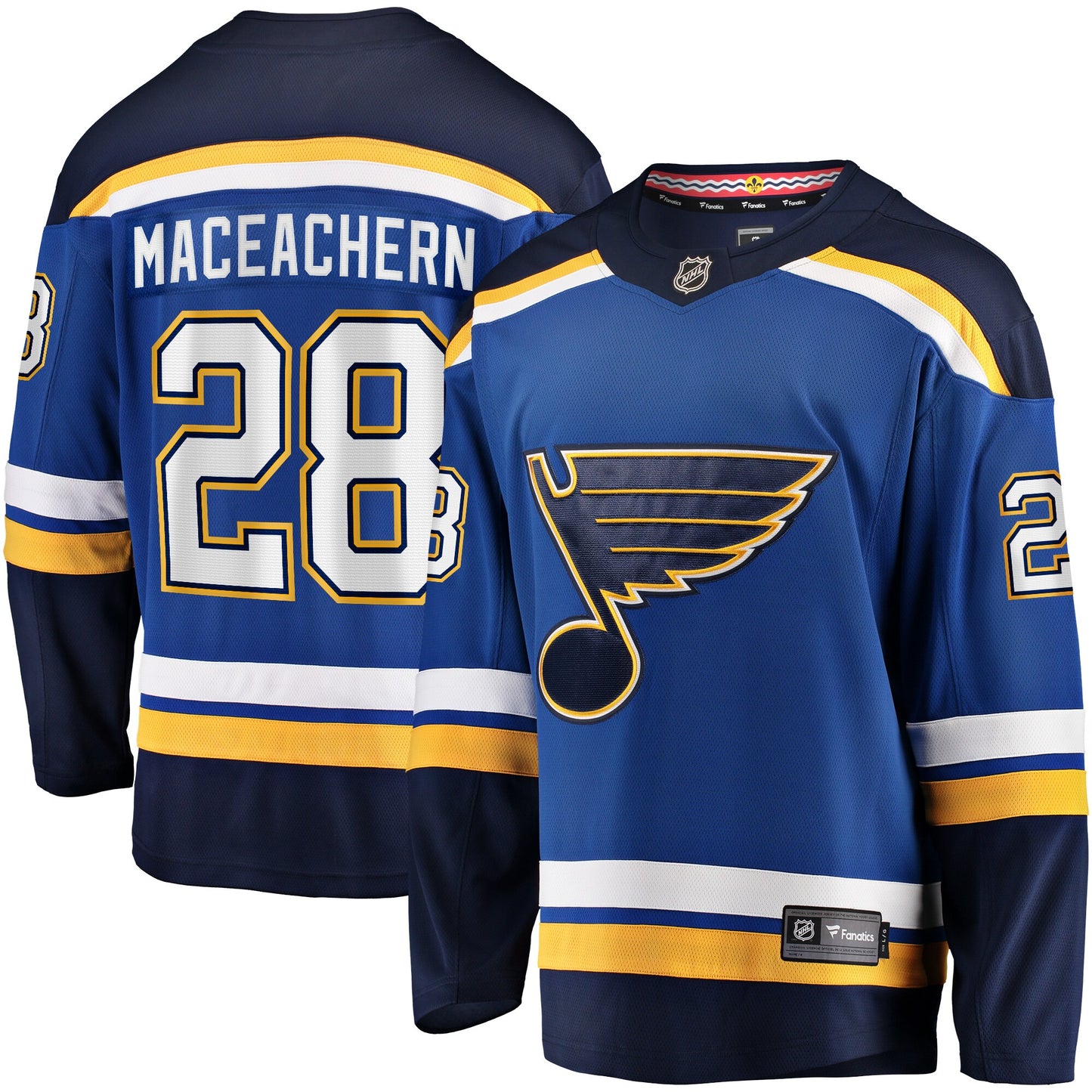 Mackenzie MacEachern St. Louis Blues Fanatics Branded Home Breakaway Player Jersey - Blue