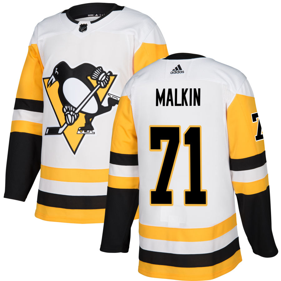 Evgeni Malkin Pittsburgh Penguins adidas Authentic Jersey - White