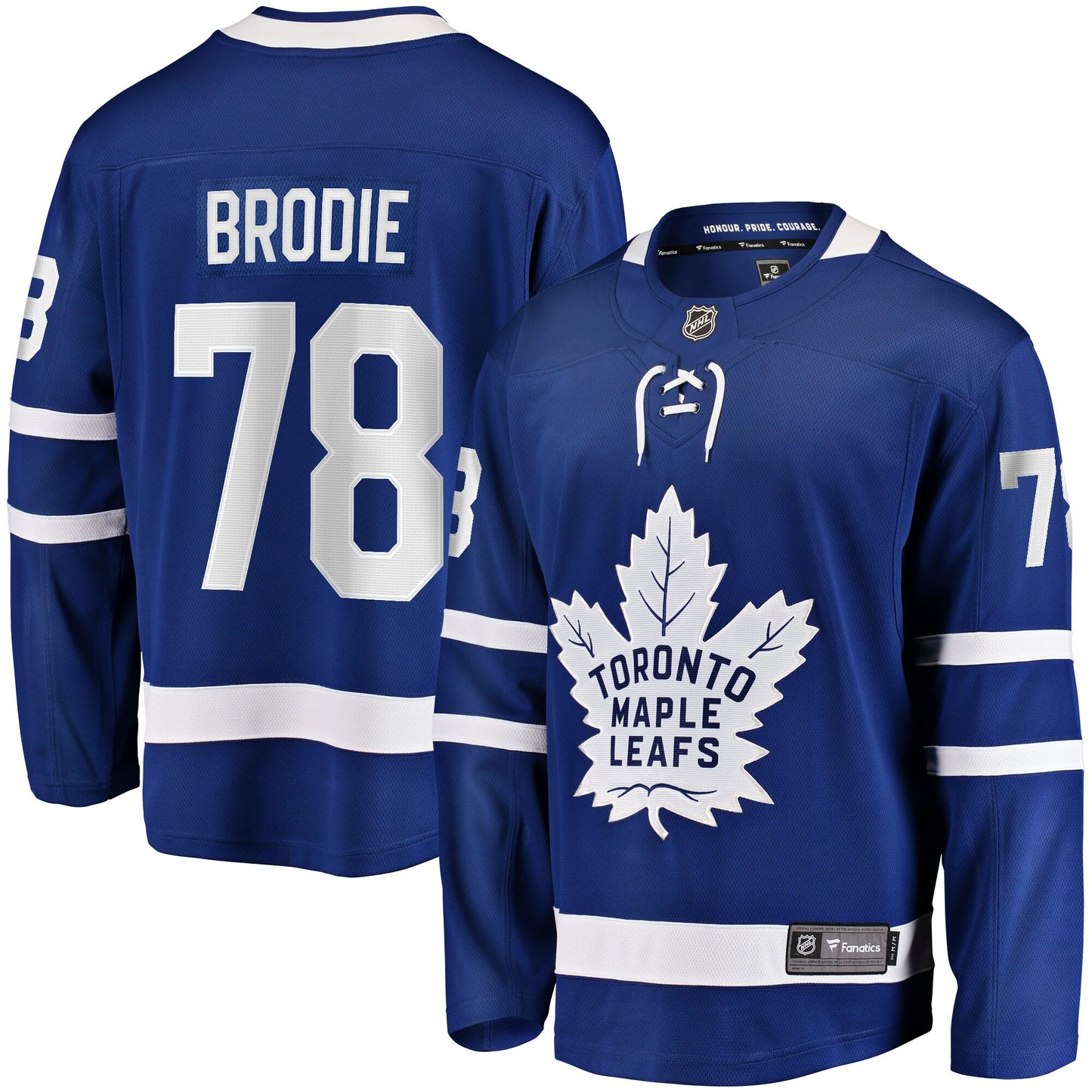 TJ Brodie Toronto Maple Leafs Fanatics Branded Home Breakaway Player Jersey - Blue