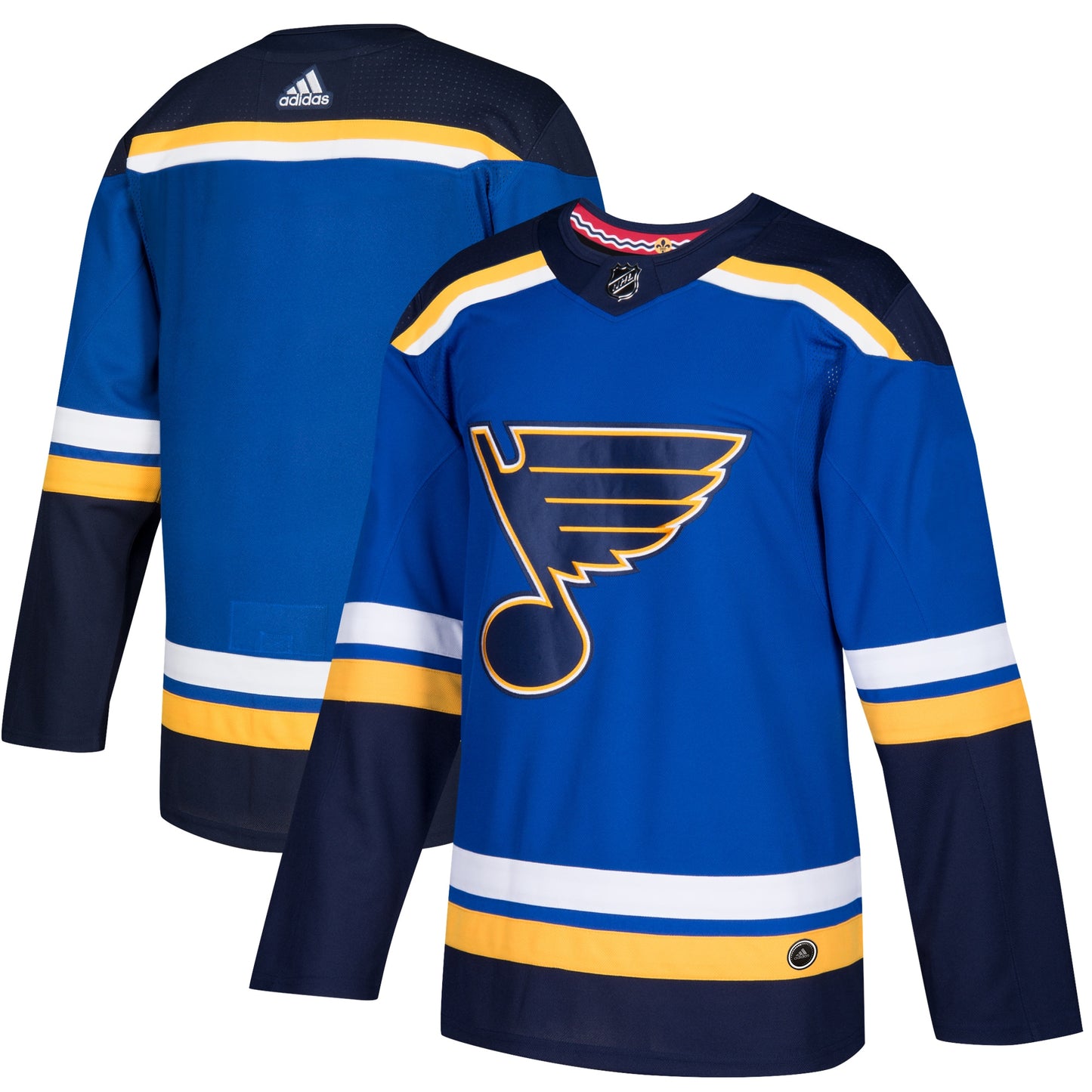 St. Louis Blues adidas Home Authentic Blank Jersey - Blue
