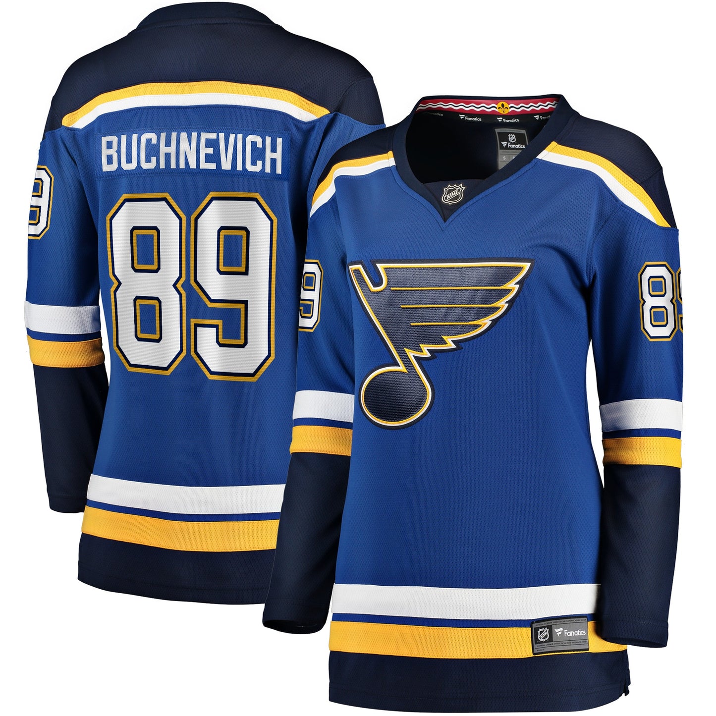 Pavel Buchnevich St. Louis Blues Fanatics Branded Women's Home Breakaway Player Jersey - Blue