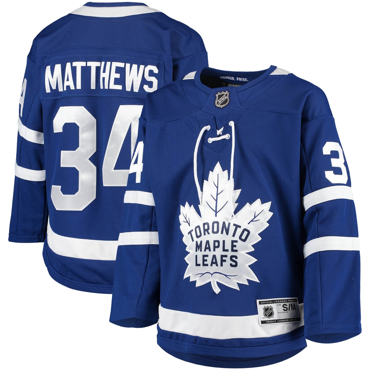 Auston Matthews Toronto Maple Leafs Youth Home Premier Player Jersey - Blue