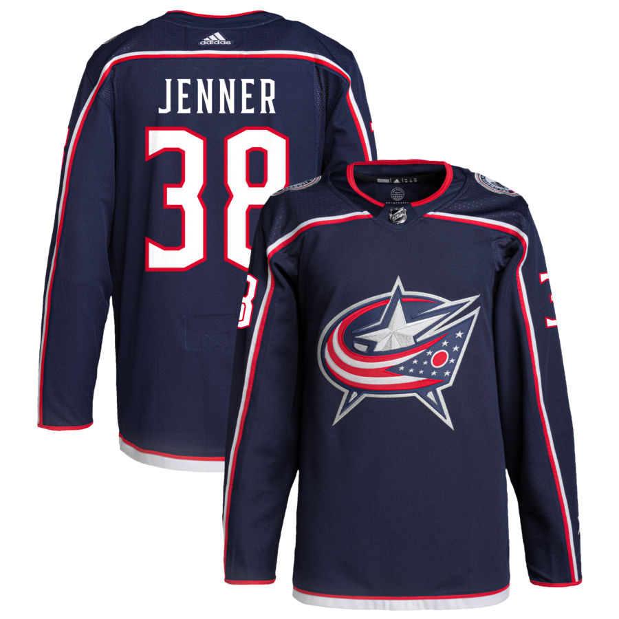 Boone Jenner Columbus Blue Jackets adidas Home Primegreen Authentic Pro Jersey - Navy