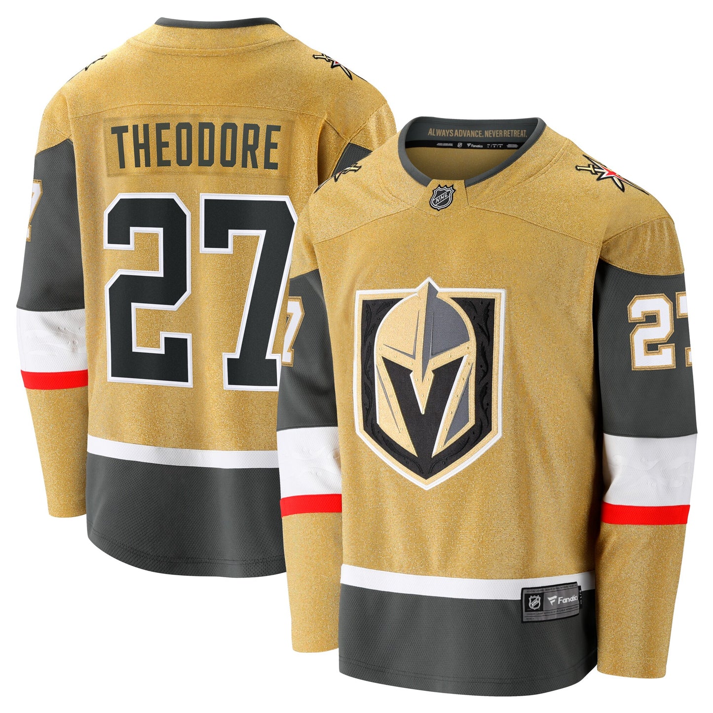 Shea Theodore Vegas Golden Knights Fanatics Branded Home Breakaway Jersey - Gold
