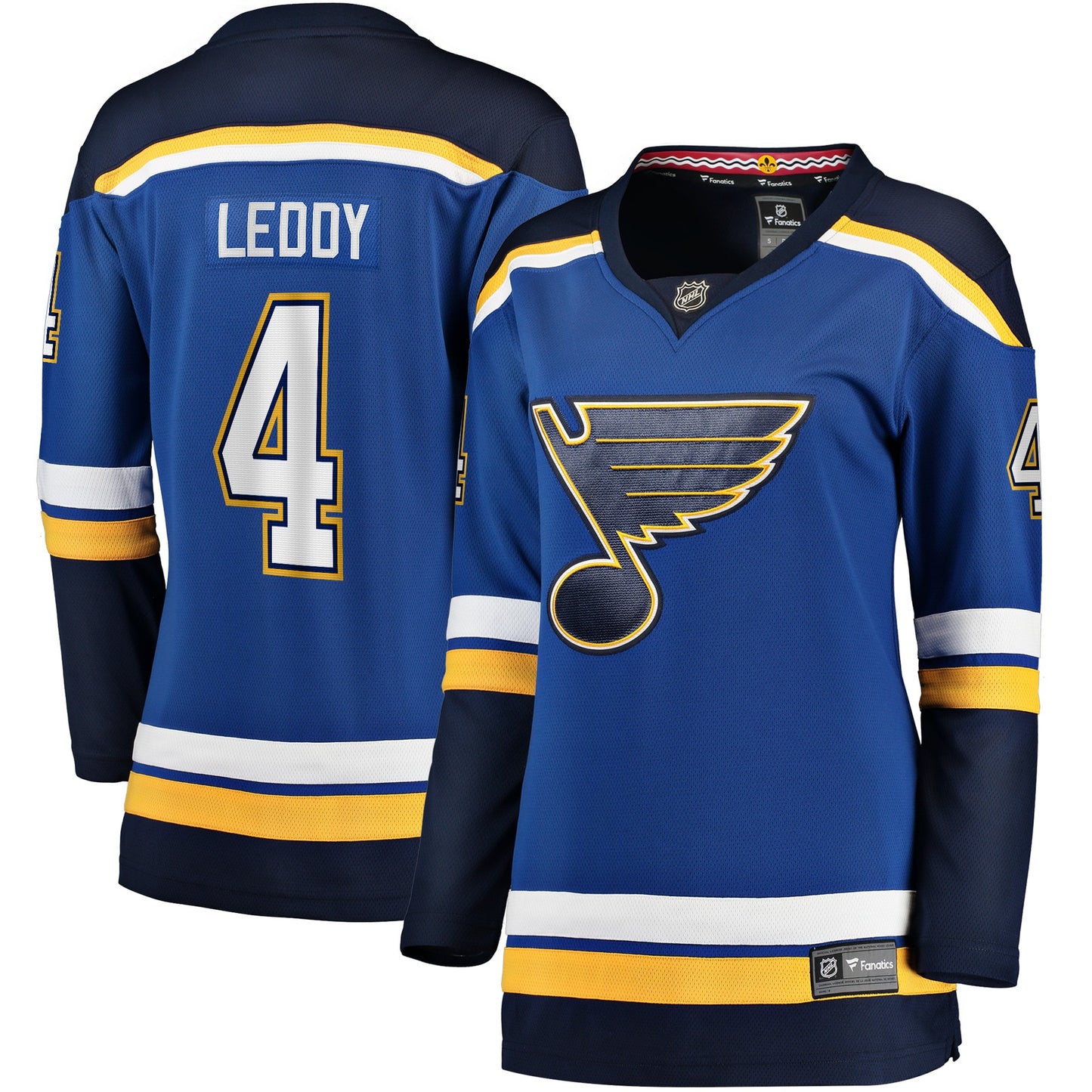 Nick Leddy St. Louis Blues Fanatics Branded Women's Home Breakaway Player Jersey - Blue