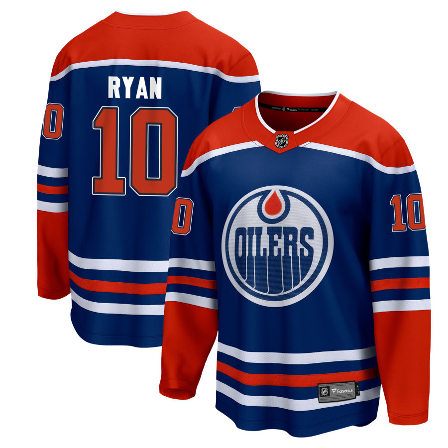 Derek Ryan Edmonton Oilers Fanatics Branded Home Breakaway Jersey - Royal