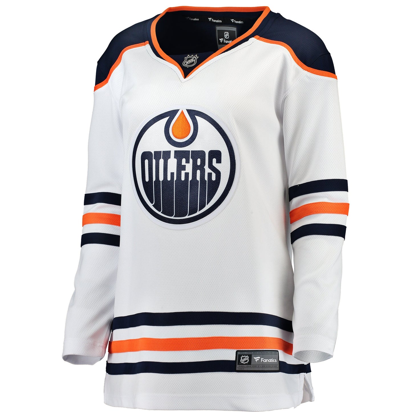 Edmonton Oilers Fanatics Branded Women's Away Breakaway Jersey - White