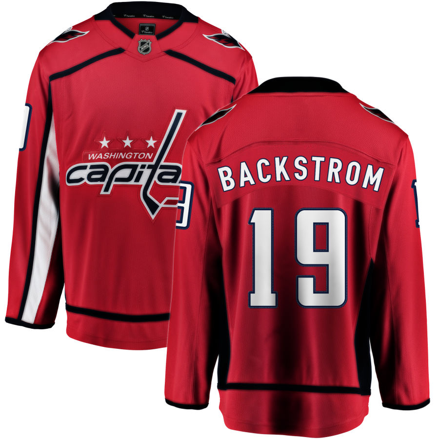 Nicklas Backstrom Washington Capitals Fanatics Branded Home Breakaway Jersey - Red