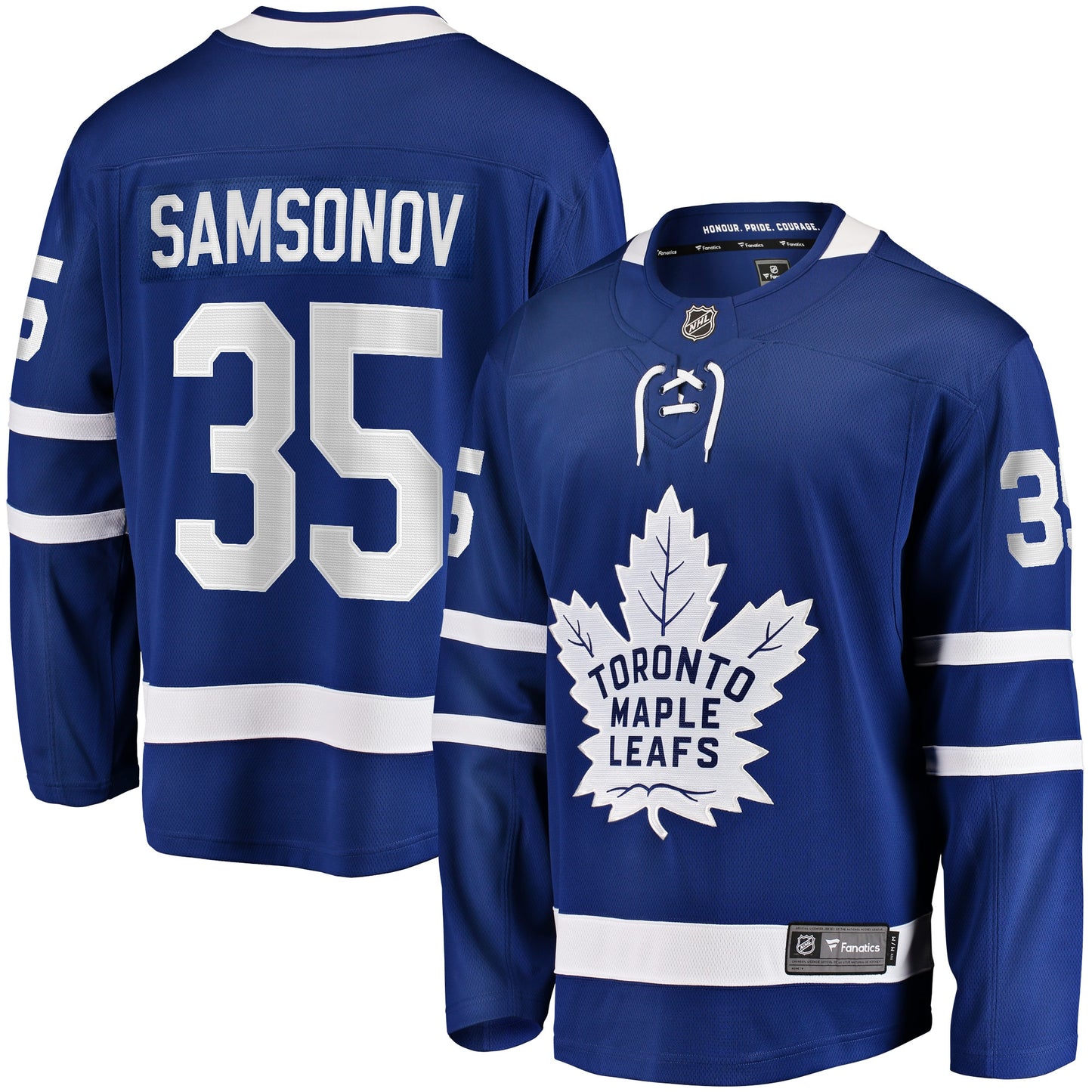 Ilya Samsonov Toronto Maple Leafs Fanatics Branded Home Breakaway Player Jersey - Blue