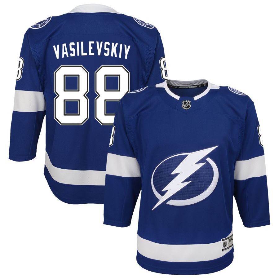Andrei Vasilevskiy Tampa Bay Lightning Youth Home Premier Jersey - Blue