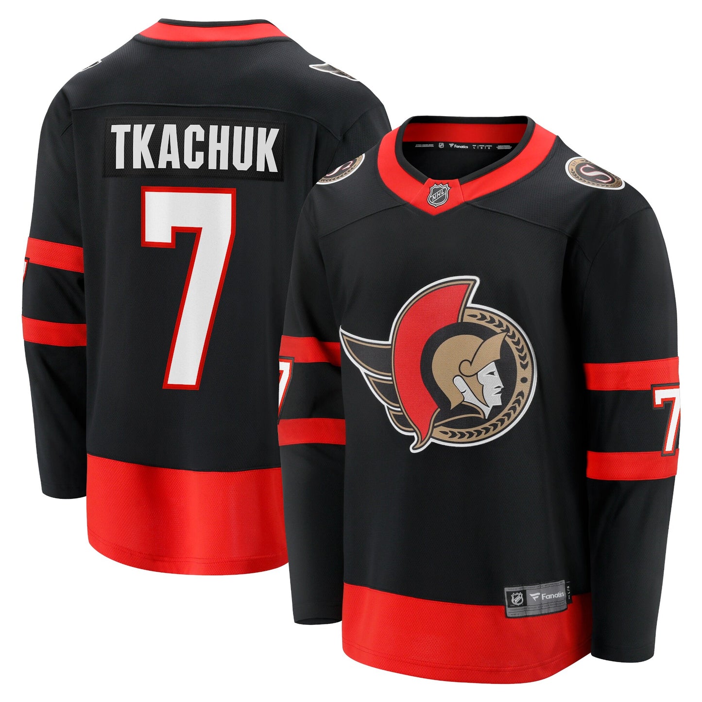 Brady Tkachuk Ottawa Senators Fanatics Branded 2020/21 Home Premier Breakaway Player Jersey - Black