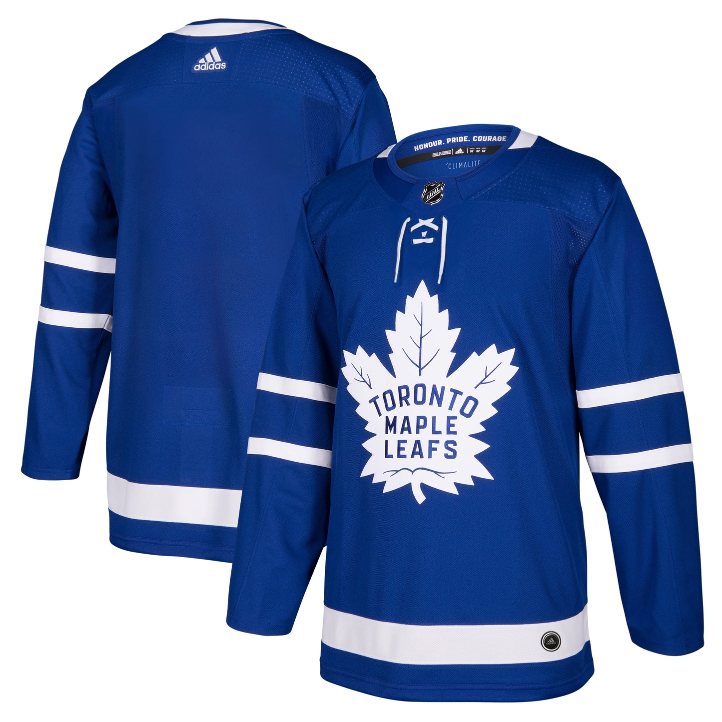 Toronto Maple Leafs adidas Home Authentic Blank Jersey - Blue