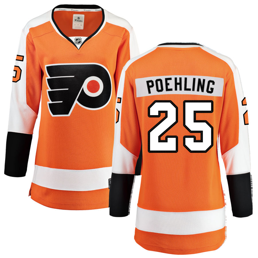 Ryan Poehling Philadelphia Flyers Fanatics Branded Women's Home Breakaway Jersey - Orange