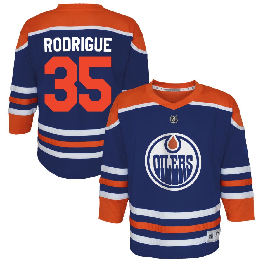 Olivier Rodrigue  Edmonton Oilers Outerstuff Toddler Home Replica Jersey - Royal
