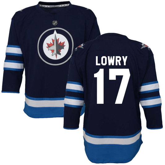 Adam Lowry Winnipeg Jets Toddler Home Replica Jersey - Navy