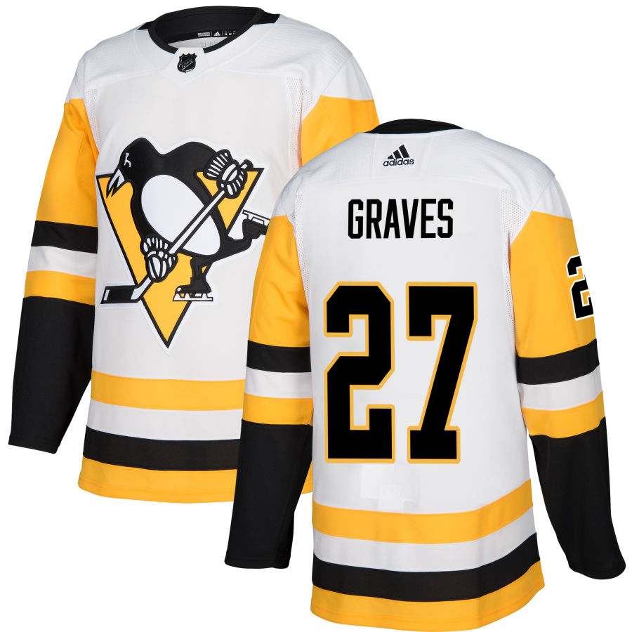Ryan Graves Pittsburgh Penguins adidas Authentic Jersey - White