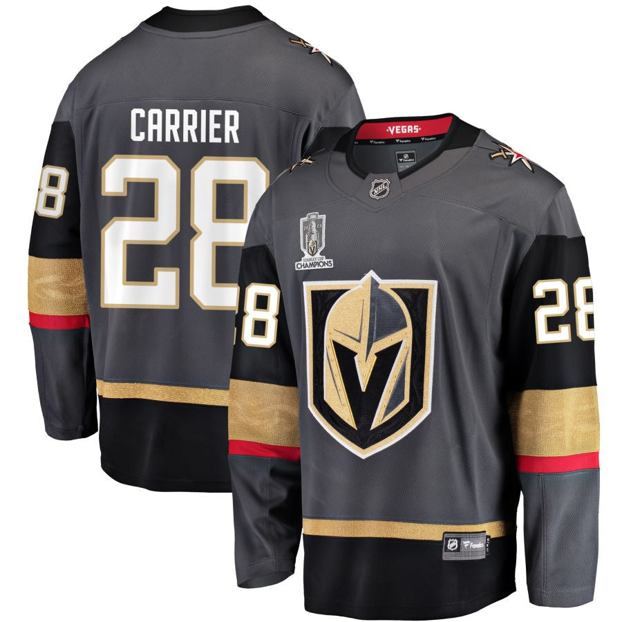 William Carrier  Vegas Golden Knights Fanatics Branded 2023 Stanley Cup Champions Alternate Breakaway Jersey - Black