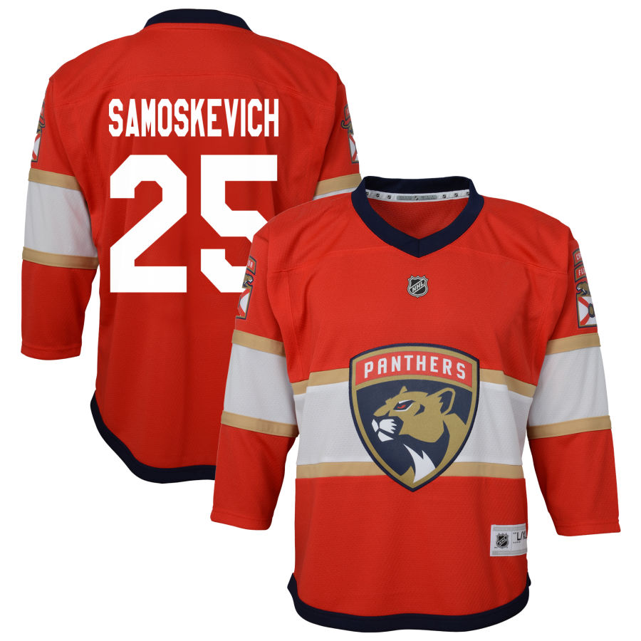 Mackie Samoskevich Florida Panthers Youth Home Replica Jersey - Red
